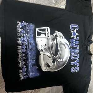 Vintage Black Cowboys Graphic T-Shirt